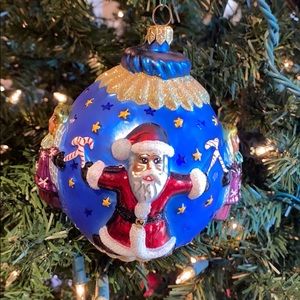 Christopher Radko Santa/Angel Xmas Ornament